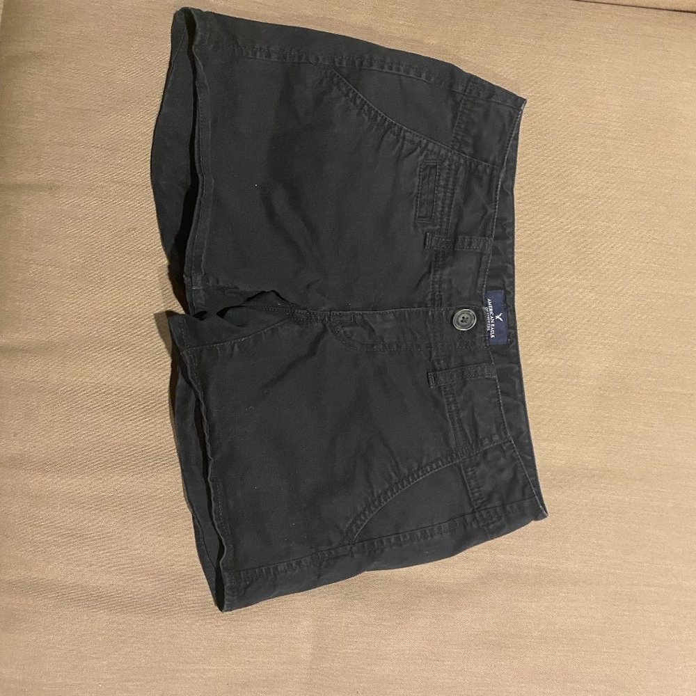 American Eagle Womens Shorts  Stretch Black US 0